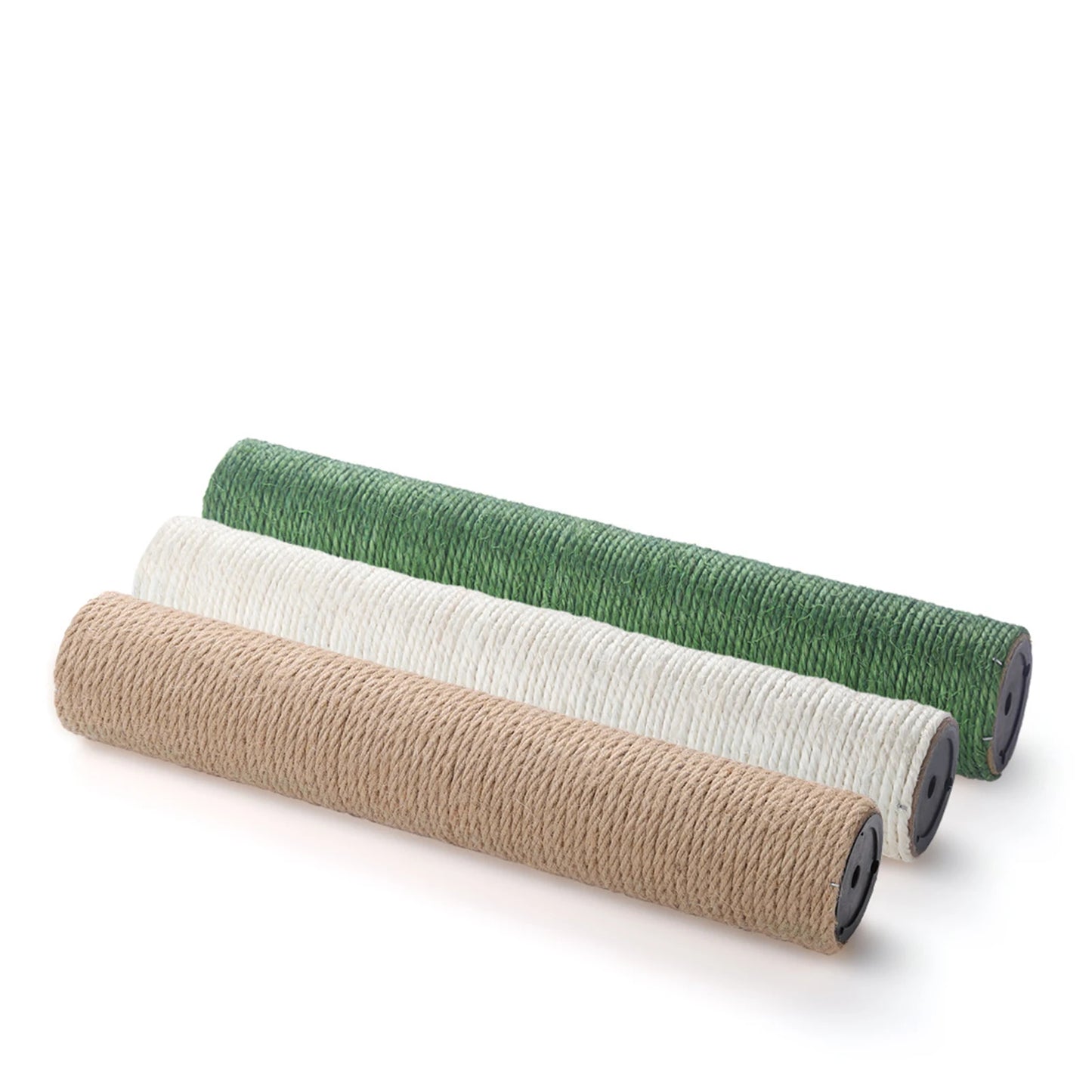 griffoir chat poteau vert beige et blamc