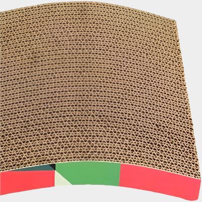 Grattoir Chat - PurrfectScratcher⹠- Ondulé Rose - Le Confort du Chat
