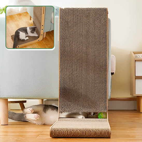 Griffoir à chat - planche à gratter en forme de L