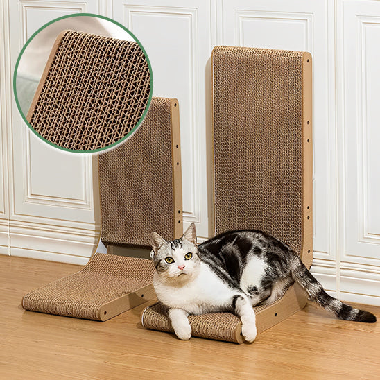Griffoir à chat - planche à gratter en forme de L
