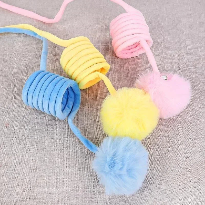 jeu chat et trois ressort de différent couleur