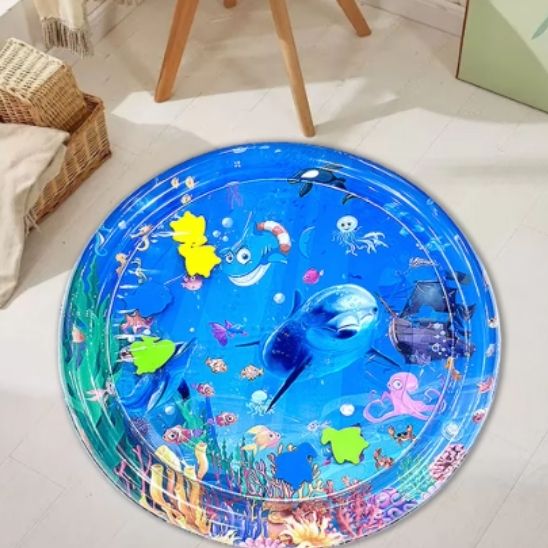 jouet pour chat tapis circulaire avec dauphin et poison